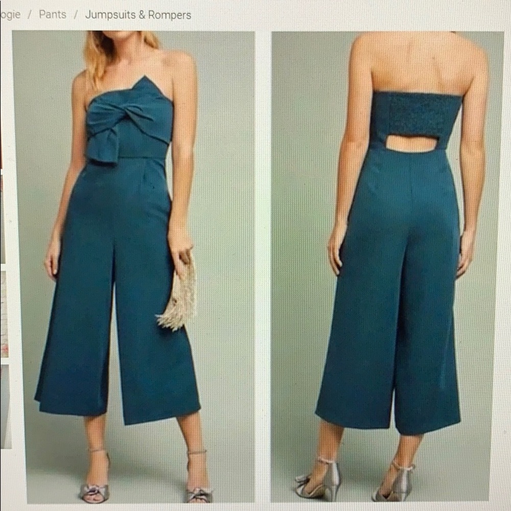 NWOT Anthropologie Hailee C jumpsuit, size 0